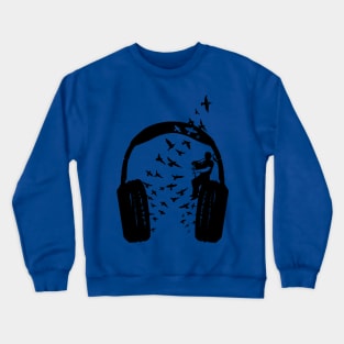 Headphone Bagpipes Crewneck Sweatshirt